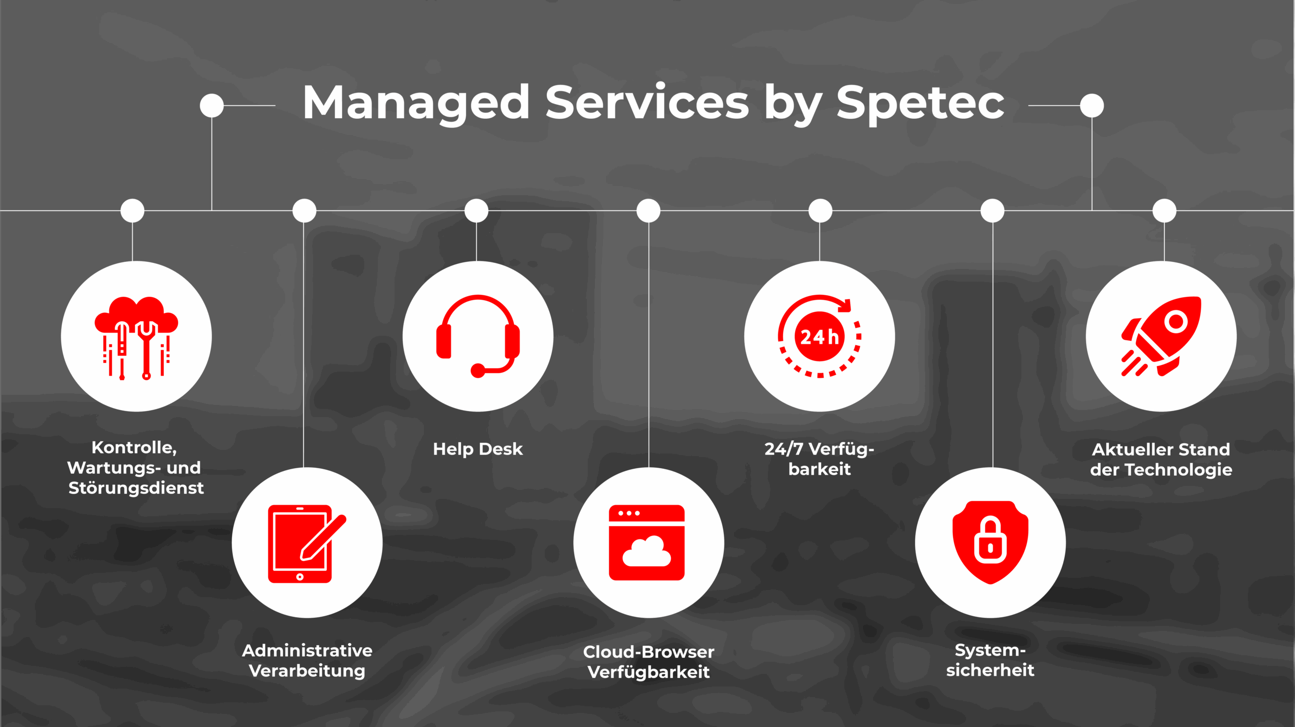 Infographic Managed Services by Spetec