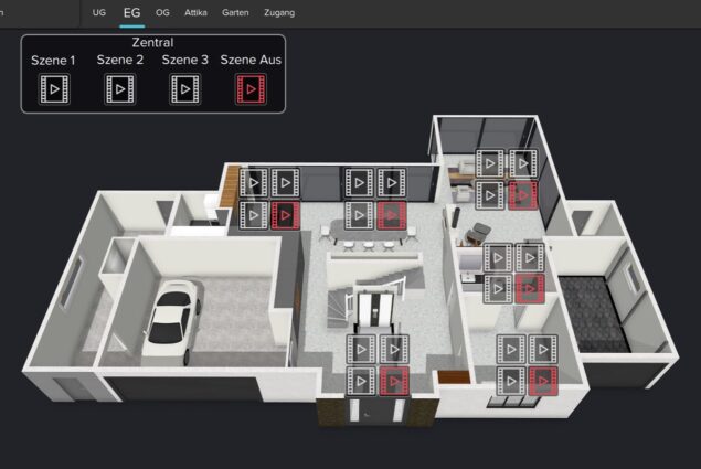 Referenzcase Archinovo Villa S5 - Visualisierung EG